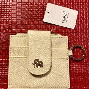 NWT RUE 21 ELEPHANT 🐘 KEYCHAIN CARD WALLET